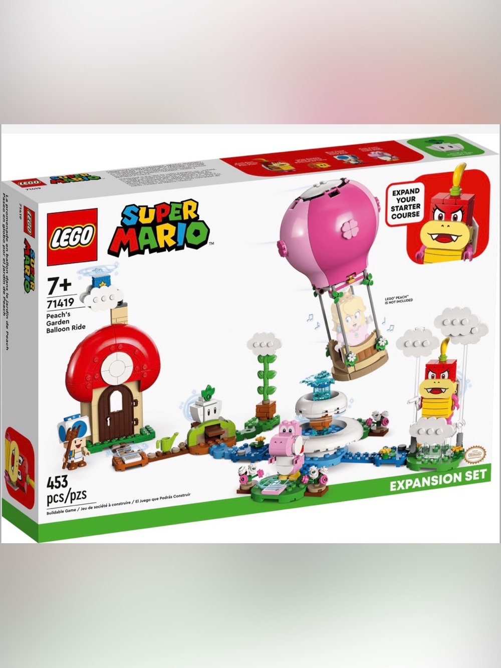LEGO Super Mario 71419 Peach's Garden Balloon Ride Expansion Set - 453 pieces